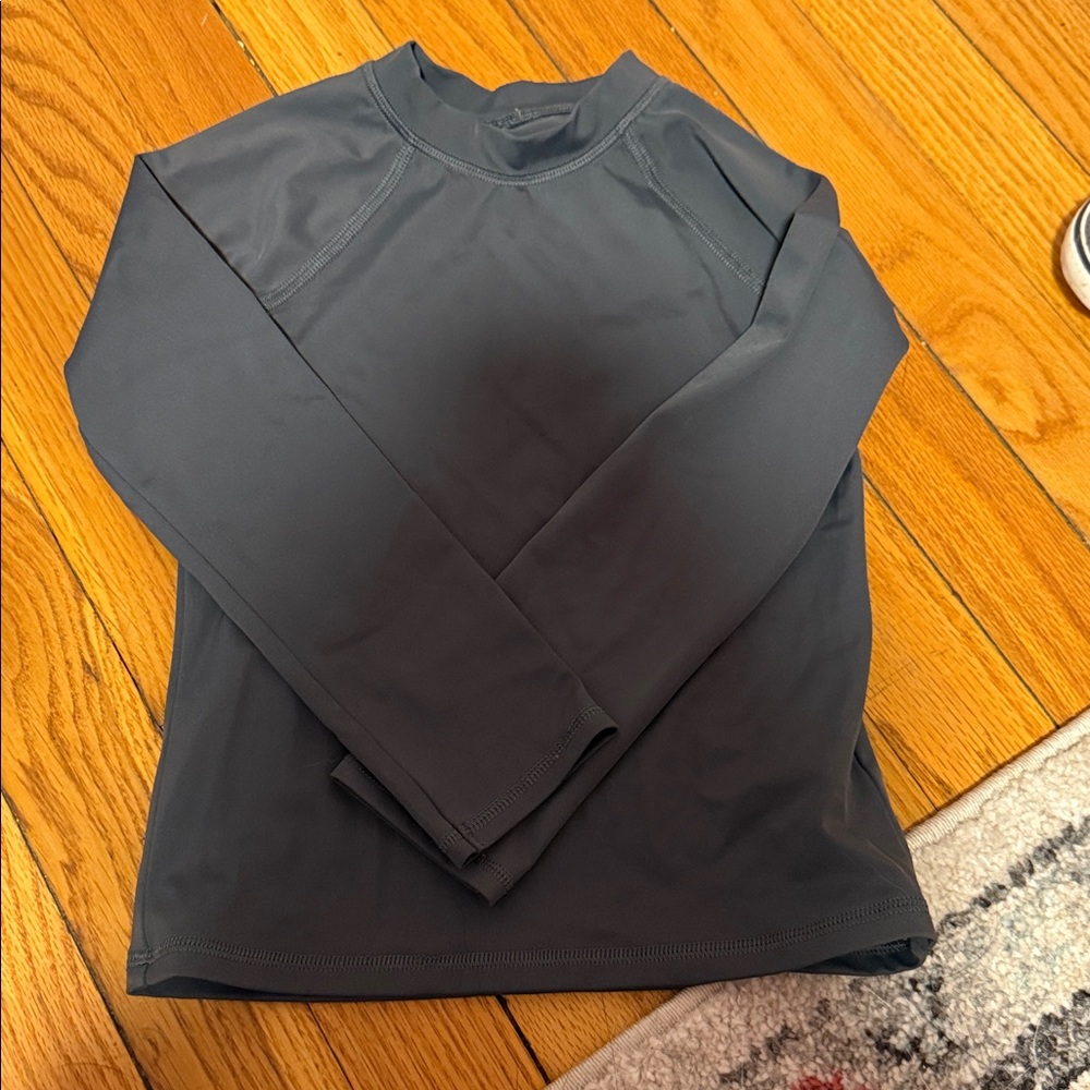 Dark Gray Long Sleeve Rash Gaurd